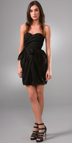 Marc by Marc Jacobs Solid Organdy Strapless Dress