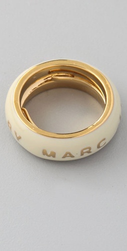 Marc by Marc Jacobs Logo Band Ring