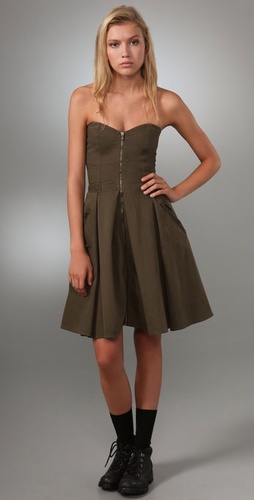 Marc by Marc Jacobs Fatigue Twill Dress