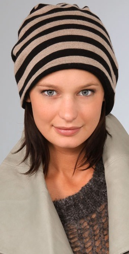Mason By Michelle Mason Striped Hat / Sca