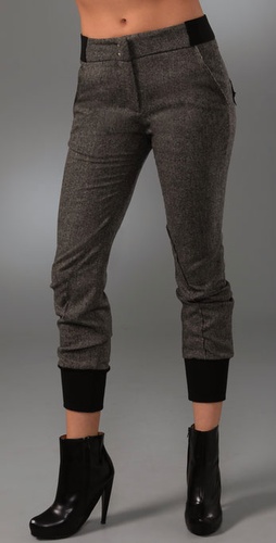 Mcq - Alexander Mcqueen Tweed Ankle Pants