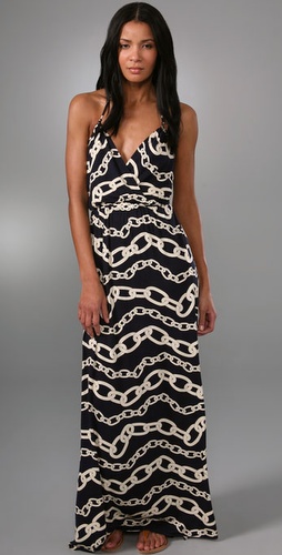 Milly Halter Long Dress