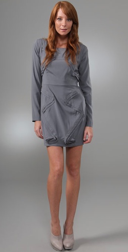 Madison Marcus Edge Long Sleeve Dress