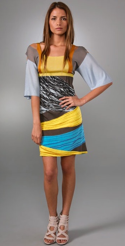 M Missoni Split Shoulder  Dress