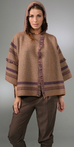 M Missoni Plaid Hooded Jacket
