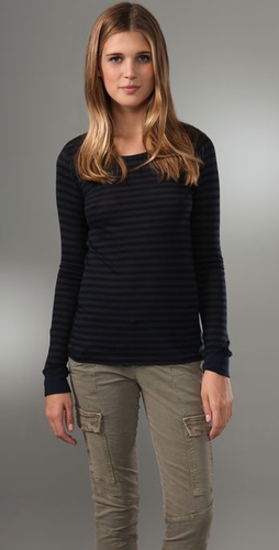 Majestic Long Sleeve Crew Neck Tee