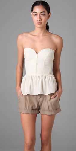 Parker Solid Strapless Top