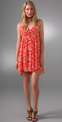Patterson J. Kincaid Erin Pleated Dress