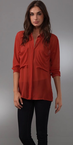 Patterson J. Kincaid Harlow Long Sleeve Blouse
