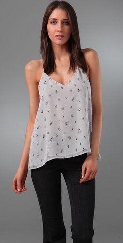 Patterson J. Kincaid Lola Sacred Beetle Print Tank