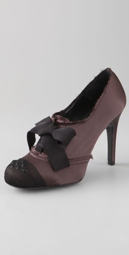 Pedro Garcia Emelyn Satin Pumps with Swarovski Crystals
