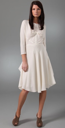 3.1 Phillip Lim Mix Jacquard Dress with Open Tie Back 3.1 Phillip Lim Mix Jacquard Dress with Open Tie Back