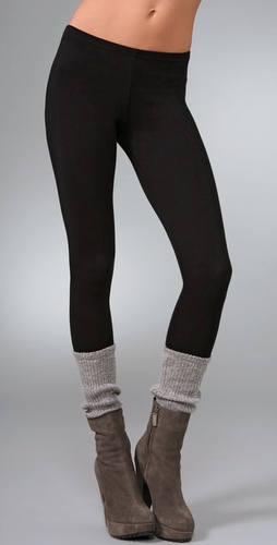 Plush Legwarmer Leggings