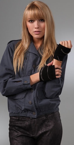 Pencey Chain Fingerless Gloves