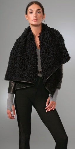 Ports 1961 Cloak Jacket with Belt : ports 1961 jacket leather