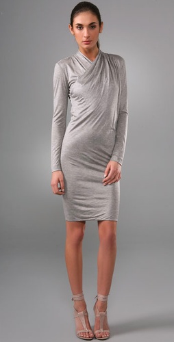 Rachel Roy Draped Open Back Dress