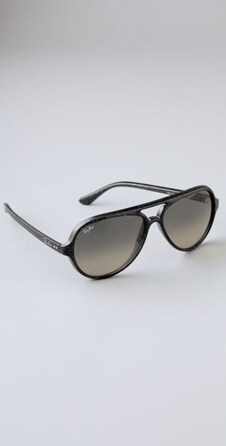 Ray Ban Glitter Rounded Aviator Sunglasses