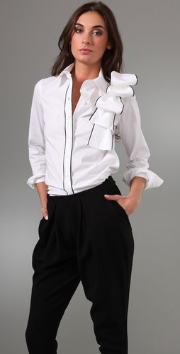 RED Valentino Blouse with Bow Detail