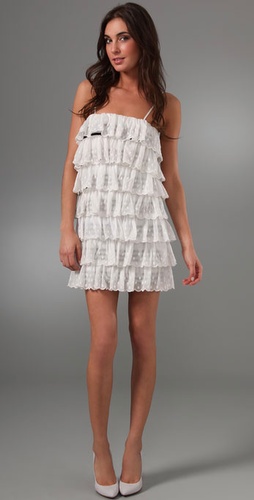 RED Valentino Tiered Ruffle Dress