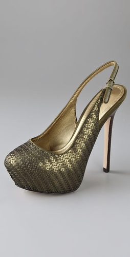 Report Signature Neptune Sequined Platform Pumps