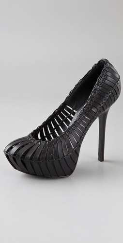 Report Signature Calyer Slatted Platform Pumps from shopbop.com