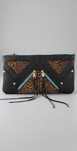 Rebecca Minkoff Leopard Love Letter Clutch