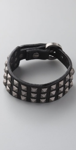 Rebecca Minkoff Triple Row Pyramid Stud B