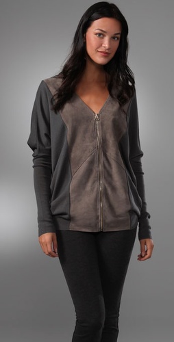Rebecca Minkoff Anais Dolman Sweater with Leather