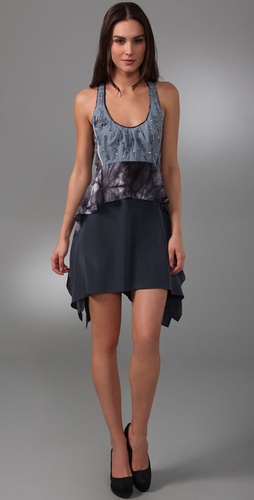 Sachin + Babi Denim Combo Dress