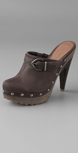 Schutz Wooden Platform Clogs
