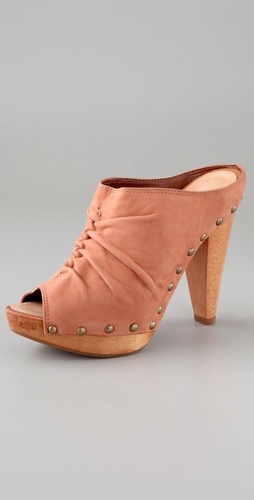 Schutz Draped Platform Clogs