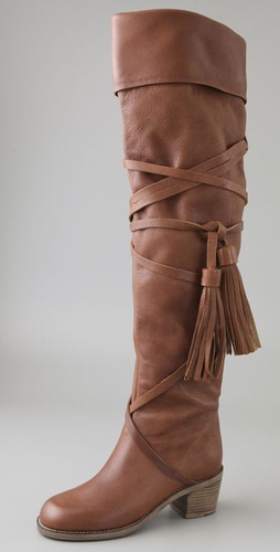 See by Chloe Cuffed Over the Knee Flat Boots