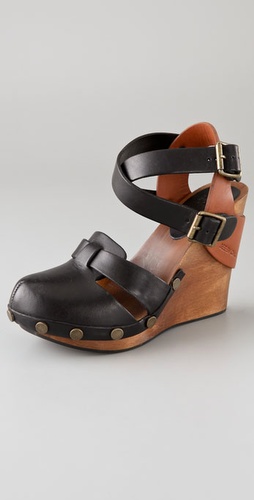 See by Chloe Ankle Strap Platform Wedges