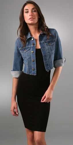 7 For All Mankind Crop Jean Jacket