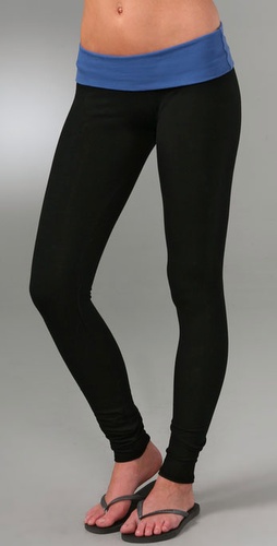 So Low Jersey Long Fold Over Leggings