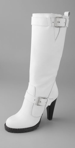 Tapeet Lug Sole High Heel Boots