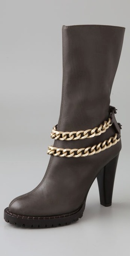 Tapeet Chain Harness Boots