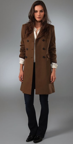 Theory Ellery Double Breasted Coat