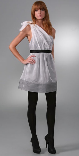 Thread Social Asymmetrical Dress with Bow