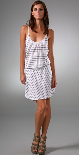 Three Dots Stripe Tank Dress