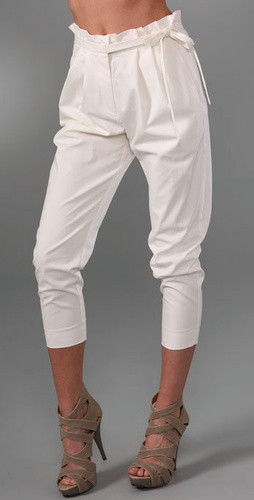 Tibi Tie Waist Pants