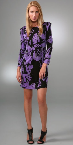 Tibi Nala 3/4 Sleeve Dress