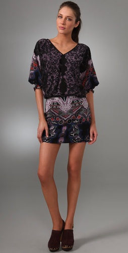 Tibi Chantilly Batik Dress