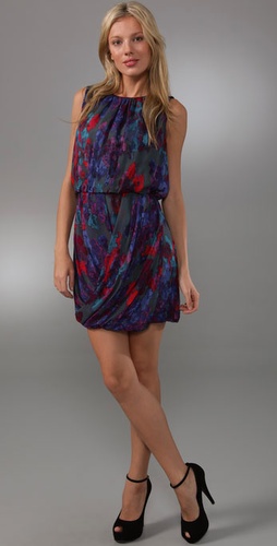 Tibi Genevieve Draped Dress
