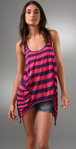 Torn By Ronny Kobo Brooke Circus Stripe T