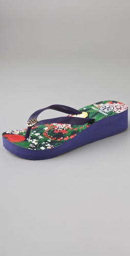 Tory Burch Wedge Flip Flops