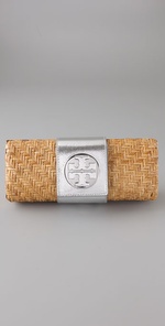 Tory Burch Rattan Clutch
