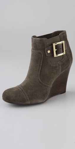 Tory Burch Adrienne Suede Wedge Booties