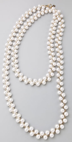 tuleste market Braided Pearl Necklace