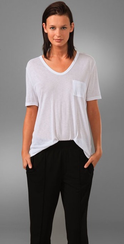T by Alexander Wang Classic T Shirt with Pocket